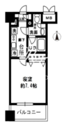 レジディア四谷三丁目 709 間取り図