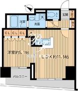 日本橋ファーストレジデンス 701 間取り図