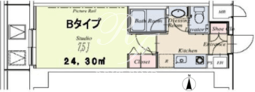 HF駒沢公園レジデンスタワー 219 間取り図