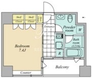 オジオ大手町 604 間取り図