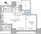 富ヶ谷スプリングス 205 間取り図