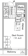 コンフォリア早稲田 215 間取り図