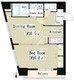 バンブー岩本町 201 間取り図