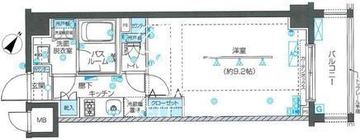 ズーム目黒不動前 306 間取り図