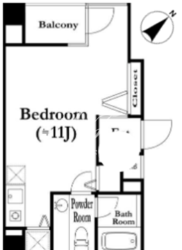 昭美人形町マンション 602 間取り図