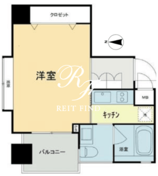 ベルファース市ヶ谷 303 間取り図