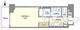 フレシア祐天寺 503 間取り図