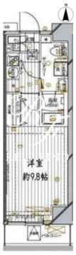 レガリス錦糸町 902 間取り図