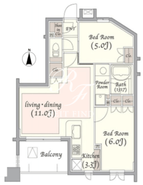 KDXレジデンス錦糸町 603 間取り図