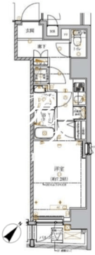 アルテシモリブラ 501 間取り図