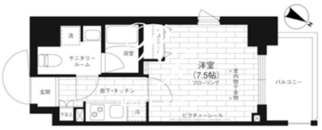 ステージファースト大森山王 203 間取り図