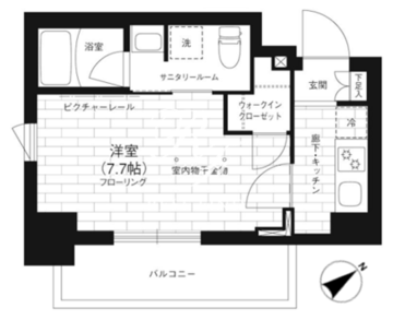 ステージファースト大森山王 604 間取り図