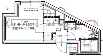 クリアル三軒茶屋 304 間取り図