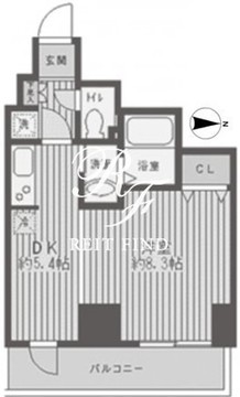 レジディア蒲田 504 間取り図