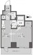 レジディア蒲田 504 間取り図