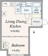 グランパセオ芝公園 102 間取り図
