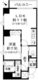 ファインクレスト巣鴨 401 間取り図