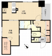 ラクラス月島 701 間取り図