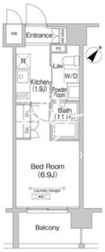 エミネンス高輪台 303 間取り図