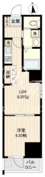 グレイヒルズ 401 間取り図