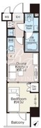 ベルファース大森ノース 807 間取り図
