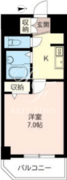 ラサンテ錦糸町 504 間取り図