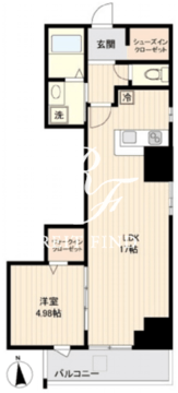 グレイヒルズ 1101 間取り図