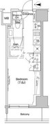 ザ・パークハビオ入谷 405 間取り図