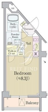 レックス白金 404 間取り図