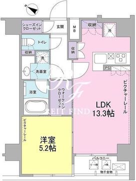 ＳＩＬ西五反田 1401 間取り図