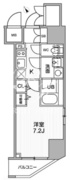 シーズンフラッツ蒲田 504 間取り図