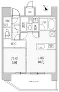 シーズンフラッツ蒲田 1501 間取り図
