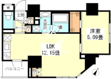 フリージアテラス 1502 間取り図