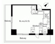 スタイリオ池尻大橋 901 間取り図