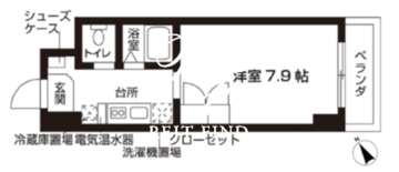 ローズウッド・ハイツ門前仲町 817 間取り図