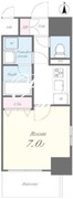 パルボヌール 304 間取り図