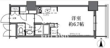 HF駒沢公園レジデンスタワー 1806 間取り図
