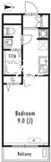 グランパセオ文京小日向 410 間取り図