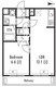 グランパセオ文京小日向 202 間取り図