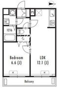 グランパセオ文京小日向 302 間取り図