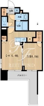 ファインアドレス新御徒町 807 間取り図