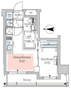 アーバネックス深川住吉2 605 間取り図