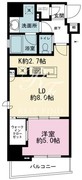 クレイシア秋葉原ラグゼスウィート 605 間取り図