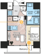 ベルファース本所吾妻橋 201 間取り図