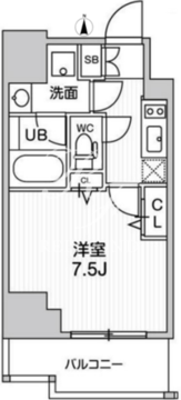 オルタナ十条 201 間取り図