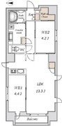 ライブフラット錦糸町 301 間取り図 ?>