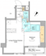 プラウドフラット根津谷中 704 間取り図