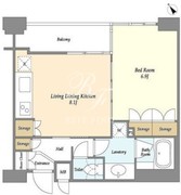 オーキッドレジデンス神楽坂 219 間取り図