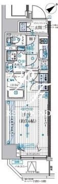 ブライズ池袋 701 間取り図