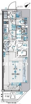 ブライズ池袋 804 間取り図